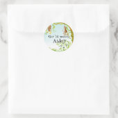 Lil Monkey, Boy Baby shower Sticker Seal (Tas)