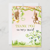 Lil Monkey, Geboorte Meisje Bedankt Notities (Voorkant)