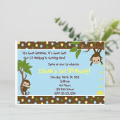 Lil Monkey Kaart (Staand voorkant)