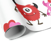 Lil Monsters Wrapping Paper Cadeaupapier (Rol Hoek)