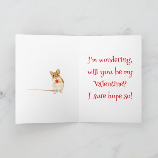 LIL MOUSE VALENTIJN KAART (Binnen)