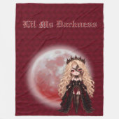 Lil Ms Darkness-Bitten Fleece Deken (Voorkant)