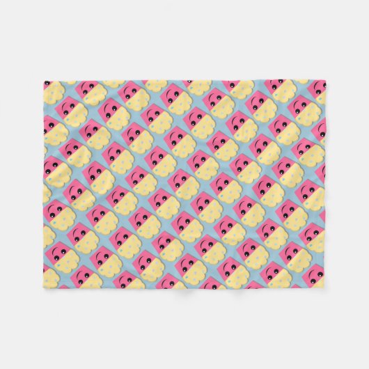 Lil Muffin Fleece Deken (Voorkant (Horizontaal))