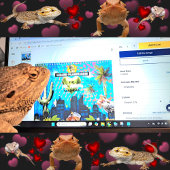 Lil' Murph Bearded Dragon Schattige Collage I Spy Kalender