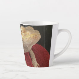 Lil' Murph Funny Schattige Bearded Dragon Lizard Latte Mok