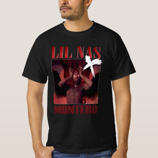 " Lil Nas X belt me met Jouw naam 2021 " T-shirt (Voorkant)