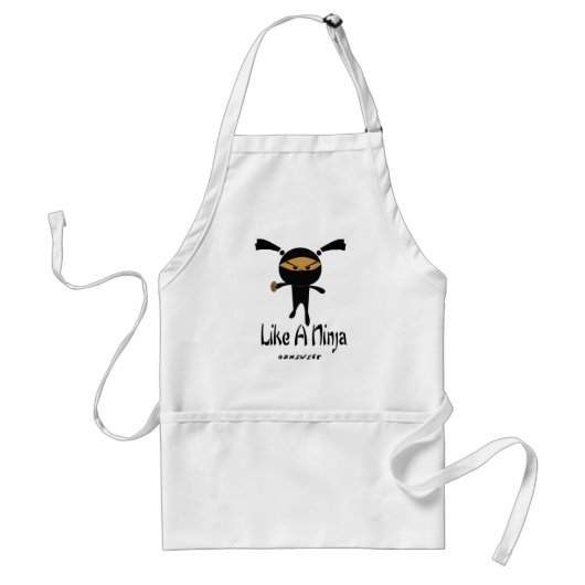 Lil Ninja Apron Standaard Schort (Voorkant)