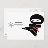 Lil' Ninja Briefkaart (Voorkant / Achterkant)