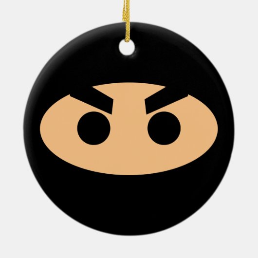 Lil Ninja Keramisch Ornament (Achterkant)