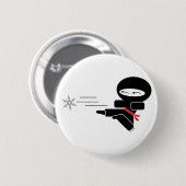 Lil' Ninja Ronde Button 5,7 Cm (Voorkant /achterkant)