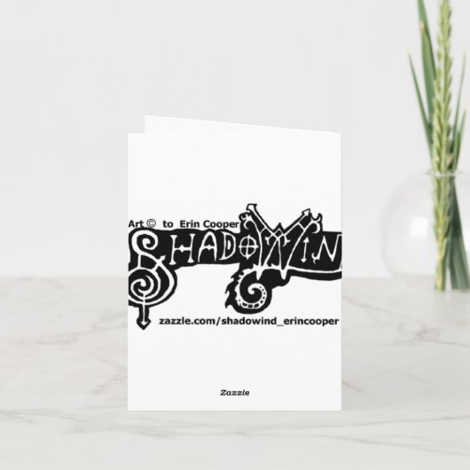 Lil Owl bedankbriefkaarten Bedankkaart (Achterkant)