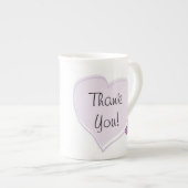 Lil owl ~ Bedankt! ~bone china mok (Voorkant rechts)