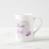 Lil owl ~ Bedankt! ~bone china mok (Rechts)