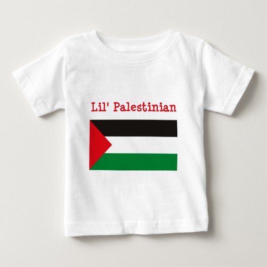 Lil' Palestinian T shirt (Voorkant)