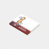 Lil Peanut gepersonaliseerd Post-it® Notes (Schuin)