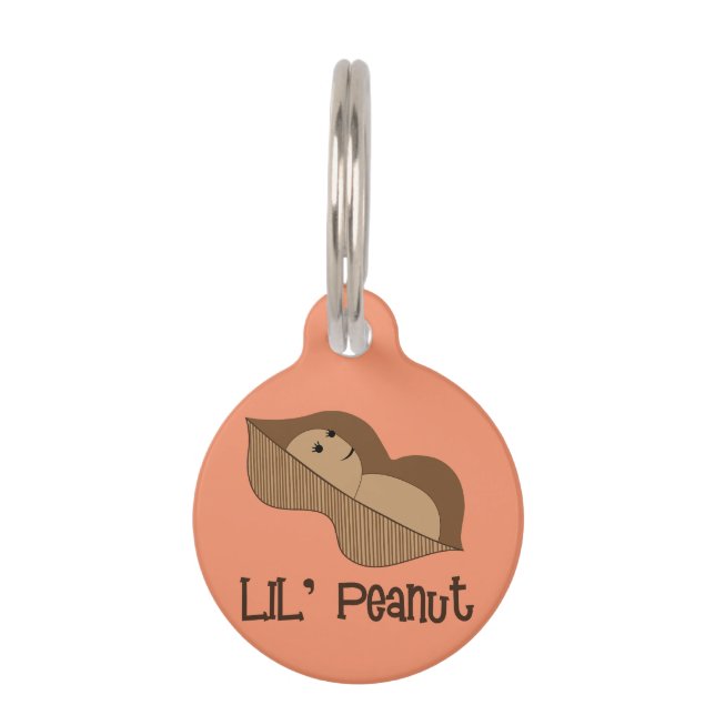 Lil Peanut Huisdierpenning (Voorkant)