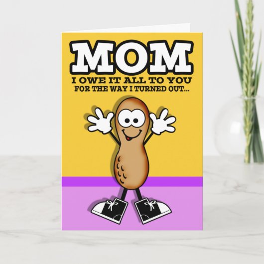 Lil Peanut Moederdag Card Kaart (Voorkant)