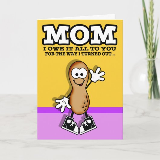 Lil Peanut Moederdag Card Kaart (Voorkant)