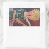 Lil Pee Rechthoekige Sticker (Tas)