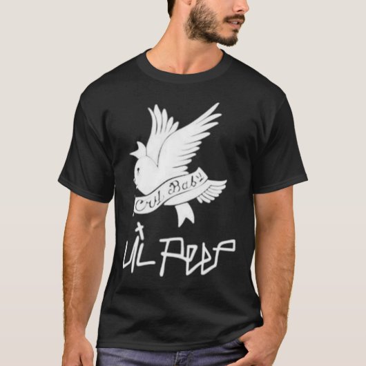 Lil Peep Cry Classic T-Shirt (Voorkant)