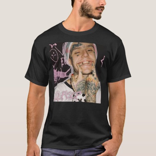 Lil Peep glimlachend Klassieke T-Shirt (Voorkant)