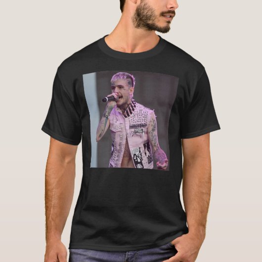 Lil Peep Pinkk Premium T-Shirt (Voorkant)