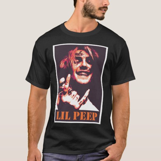 Lil Peep Tribute Essential T-shirt (Voorkant)