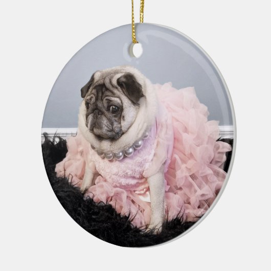 Lil Pickles Da Pug Fancy Ornament (Links)