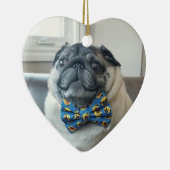 Lil Pickles Da Pug Heart Ornament (Rechts)