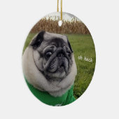 Lil Pickles Da Pug Oh Heck Ornament (Rechts)