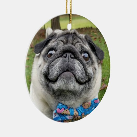 Lil Pickles Da Pug Ornament (Rechts)