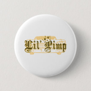 Lil pimp ronde button 5,7 cm
