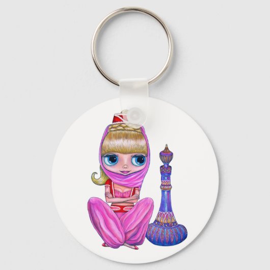 Lil' Pink Genie Sleutelhanger (Voorkant)