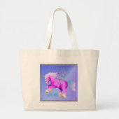 "Lil Pink Unipeg poster Grote Tote Bag (Voorkant)