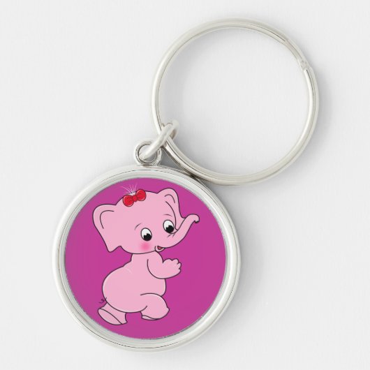 Lil' Plumpy Elephant Sleutelhanger (Voorkant)