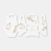 Li'l Pompoen Baby shower Favor Box Bedankdoosjes (Uitgevouwen)