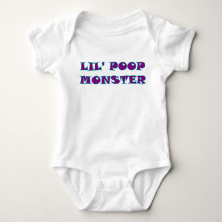 Lil' Poop Monster, Lil Kinder Collectie Romper