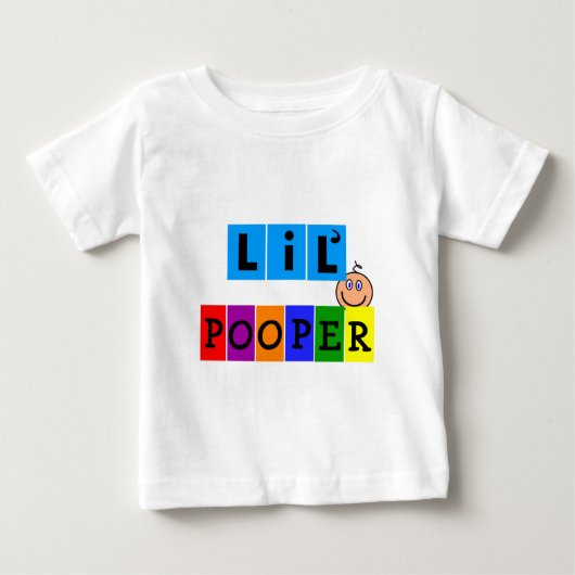 "Lil Pooper" Baby & Toddler T-Shirts (Voorkant)
