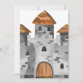 Lil Prince Birthday Invitation Kaart (Achterkant)