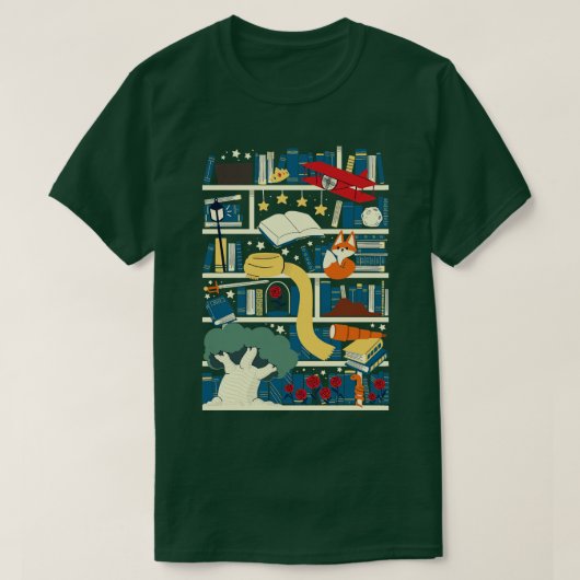 Lil Prince Library T-shirt (Design voorkant)