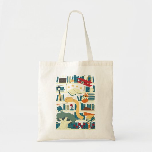 Lil Prince Library T-Shirt Tote Bag (Voorkant)