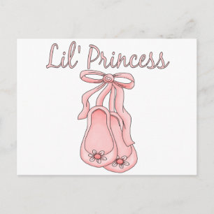 Lil' Princess Ballet Shoes   1 Briefkaart