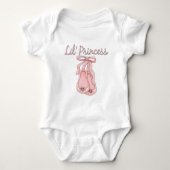 Lil' Princess Balletschoenen 1 Romper (Voorkant)