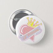 Lil Princess Ronde Button 5,7 Cm (Voorkant /achterkant)