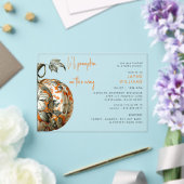 Li'l Pumpkin Baby Shower Acryl Uitnodigingen (Insitu (Huwelijk))