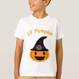 Lil Pumpkin Halloween Kinder Design T-shirt