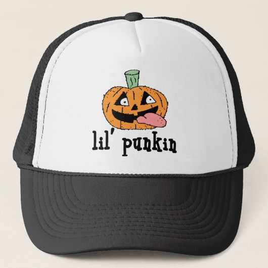 Lil' Punkin Trucker Hat Trucker Pet (Voorkant)