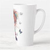 Lil Quirky Girl Buttercup Latte Mok (Rechts)