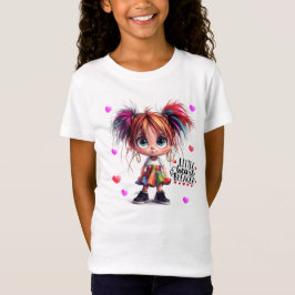 Lil Quirky Girl Heartbreaker Kinder T-shirt