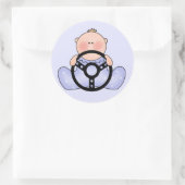 Lil Race Baby Boy Ronde Sticker (Tas)